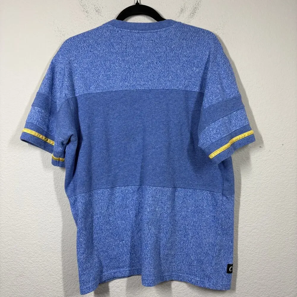 Cookies Mens XL Crew Neck Tee Blue Cotton Blend Short Sleeves - Picture 2 of 9